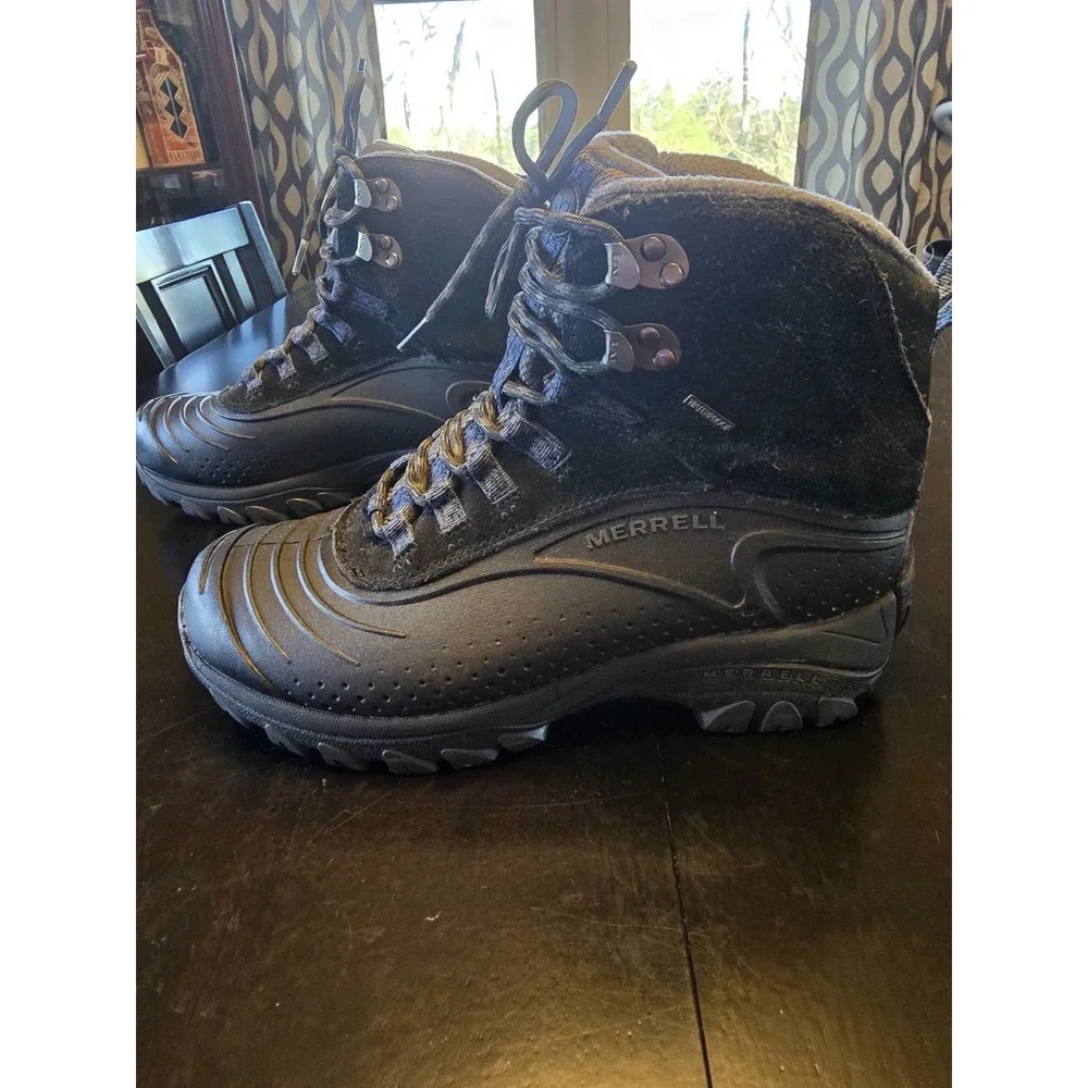 Merrell Black/Dark Denim‎ Men's Hiking Boots US 8 J154314C Medium Width